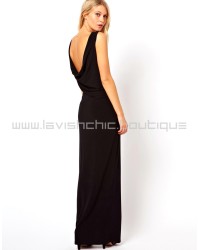 Love Maxi Dress With Cowl Back